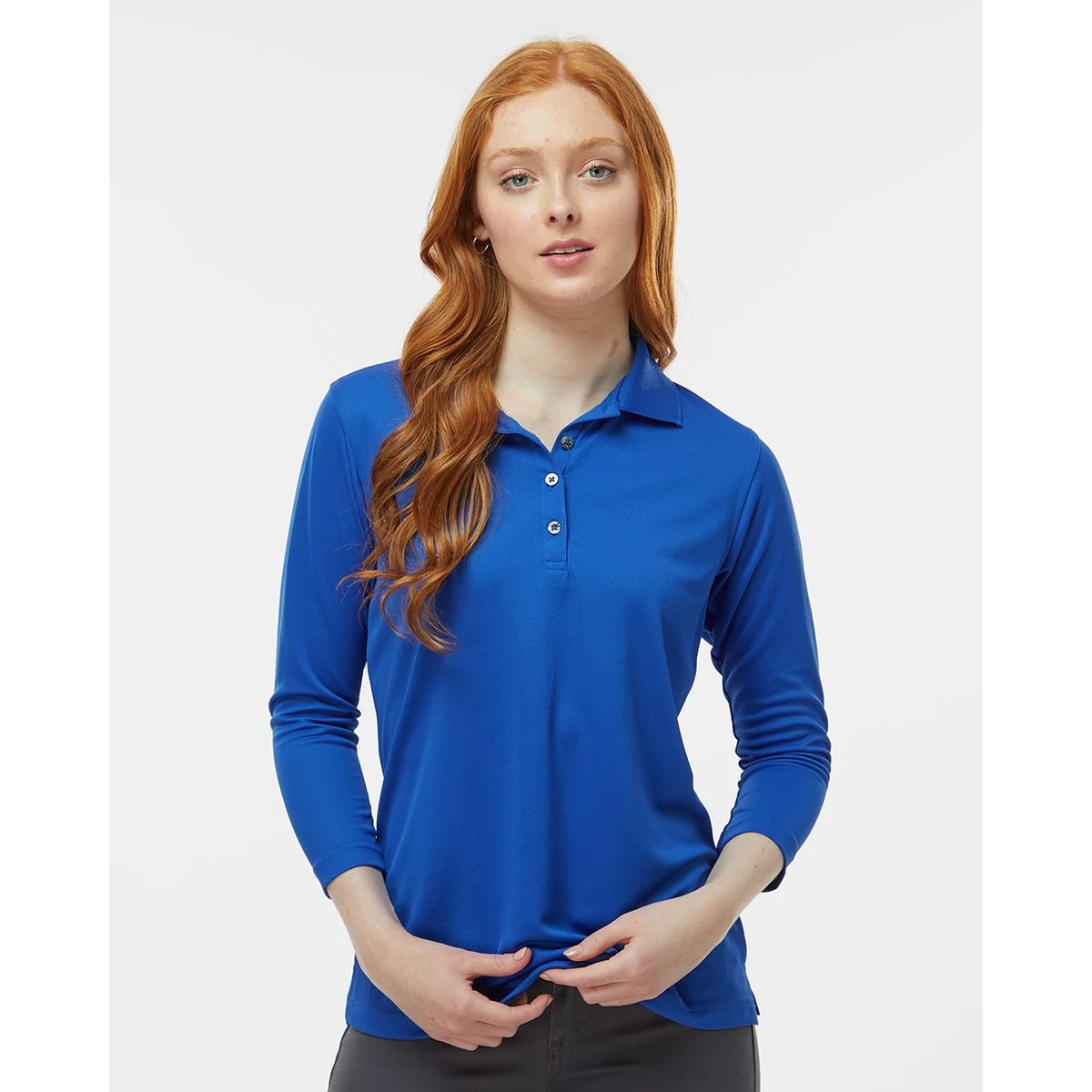Women's Lady Palm Three-Quarter Sleeve Polo - 120 1