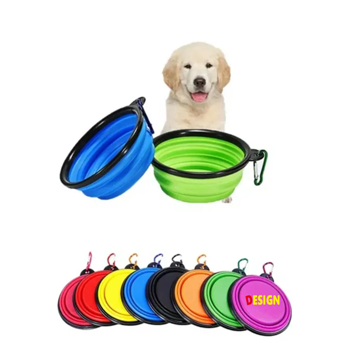 Pet Collapsible Dog Bowl 1