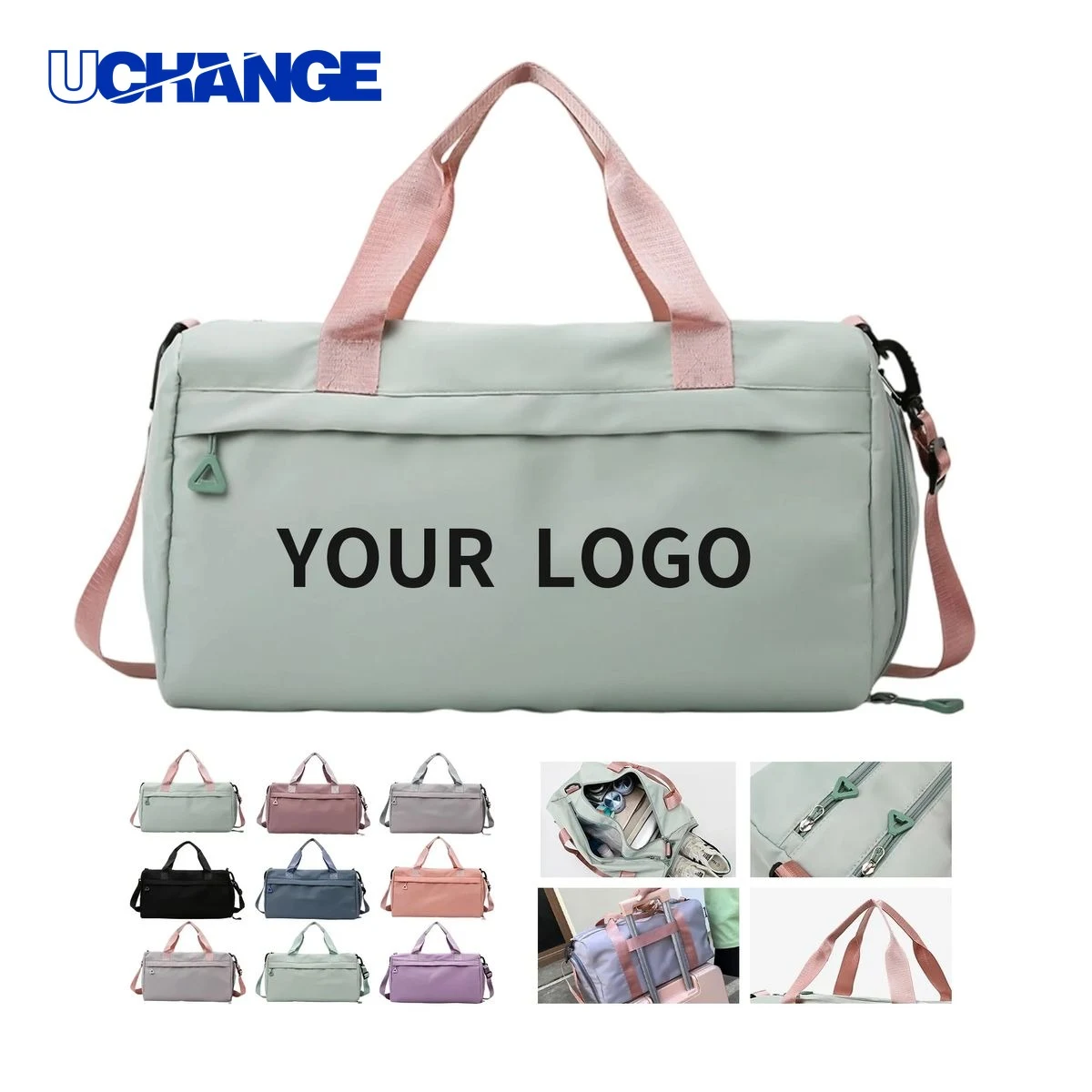 Oxford Sports Tote Bag Carrier for Travel, custom tote bag with logo imprint 1