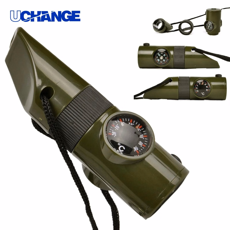 Multifunction Compass Whistle Tool