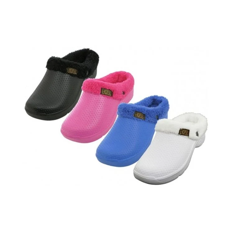 Women's Clogs - Assorted Sizes 6-11 Faux Fur Lined 1