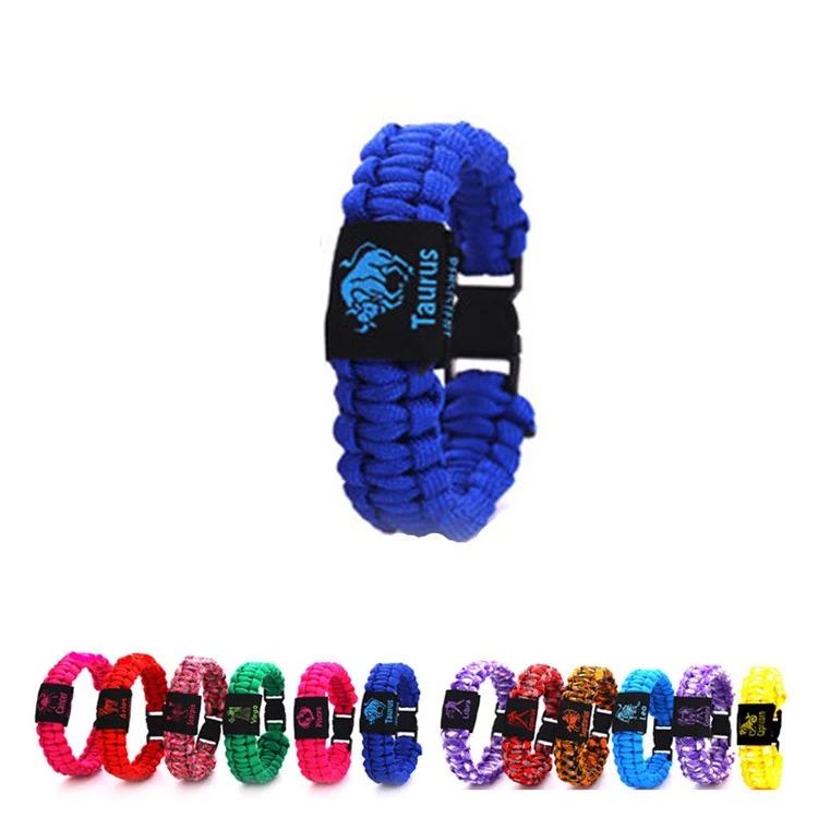 Survival Compass Wristband With 12 Constellation Pattern 1