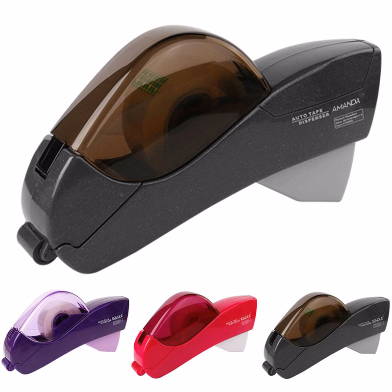 Mini Multi-Colored Stationery Tape Cutter Hand Dispenser