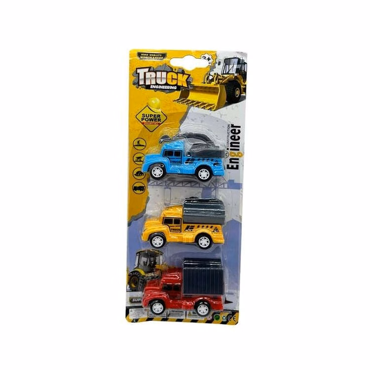 Pull-Back Construction Trucks 3 Pack