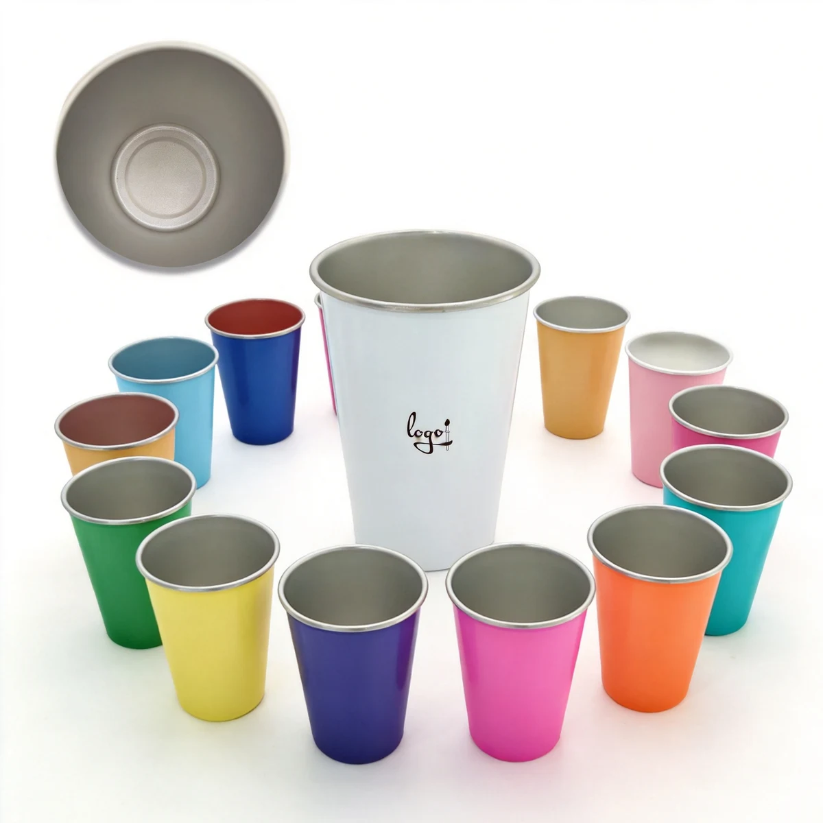 Reusable 16 Oz. Stainless Cup 1