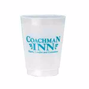 12 oz. frosted flexible plastic cup