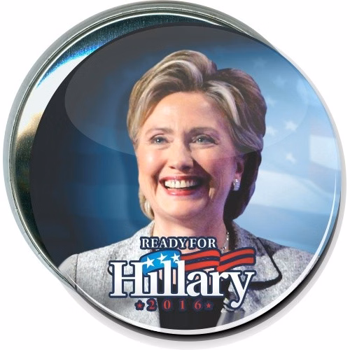 Ready for Hillary 2016, Political Button