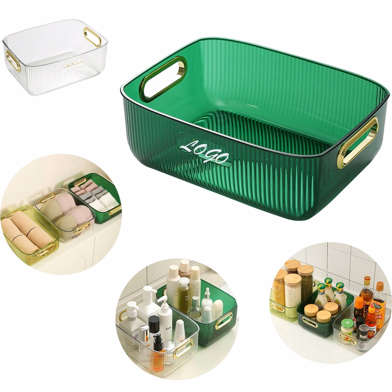 Portable Transparent Storage Bins
