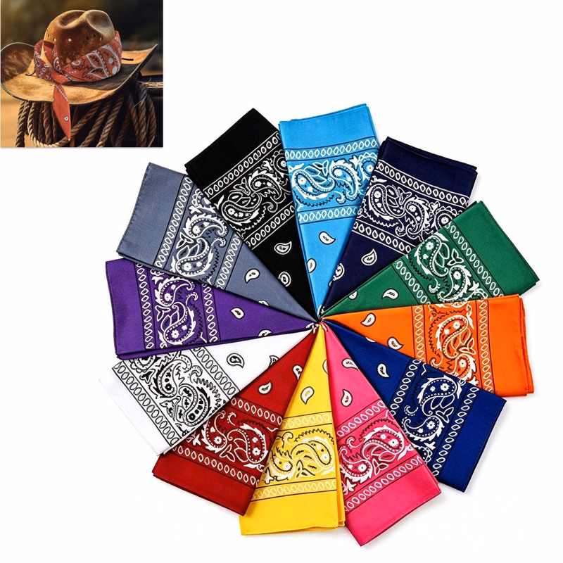 MOQ 10 21" Customized Polyester Scarf Bandanas