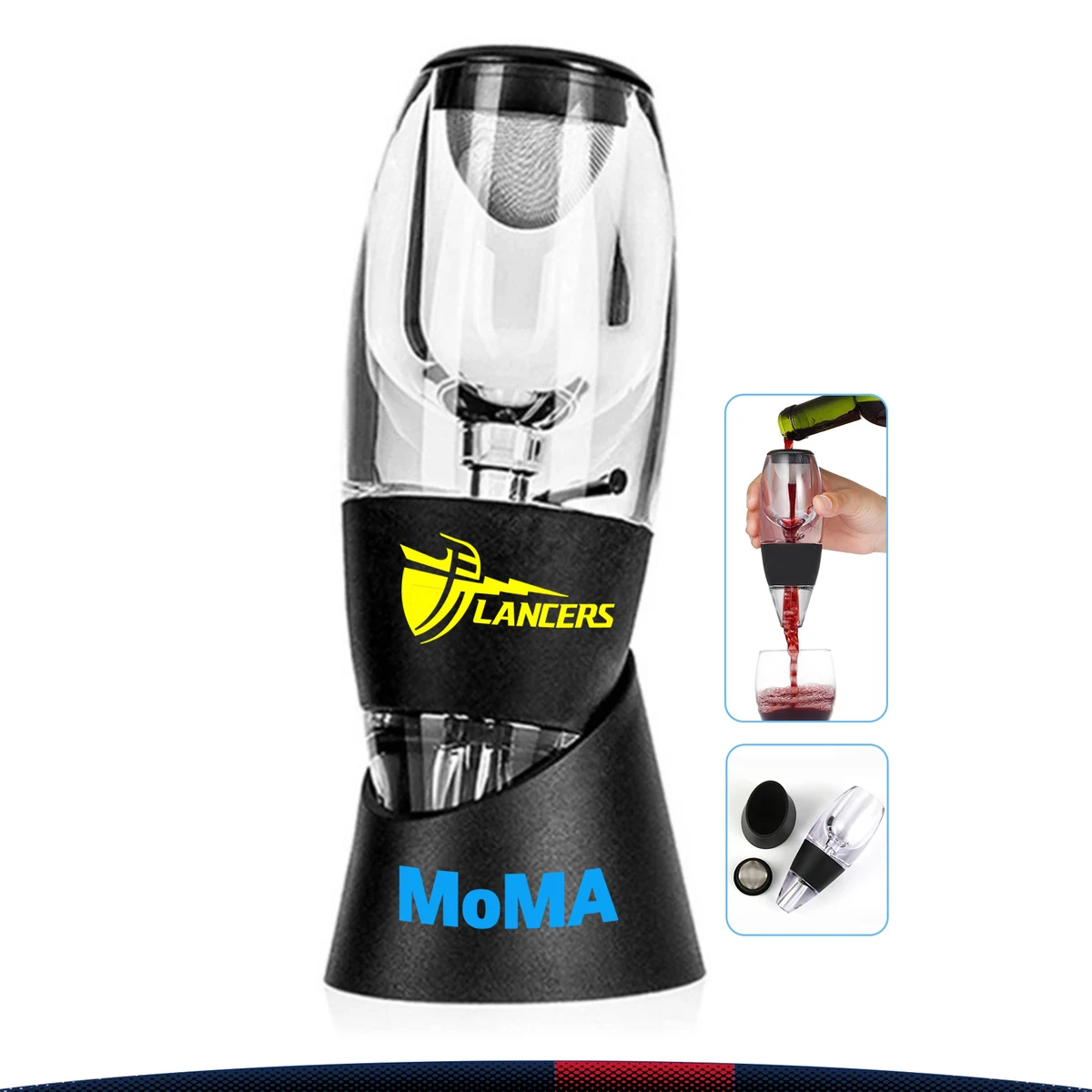 Hourglass Shaped Wine Decanter 1