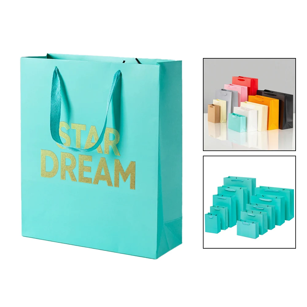 Custom Recyclable Cardstock Gift Bag 1
