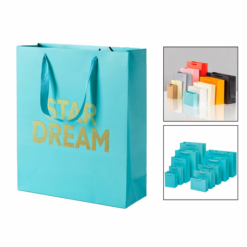 Custom Recyclable Cardstock Gift Bag