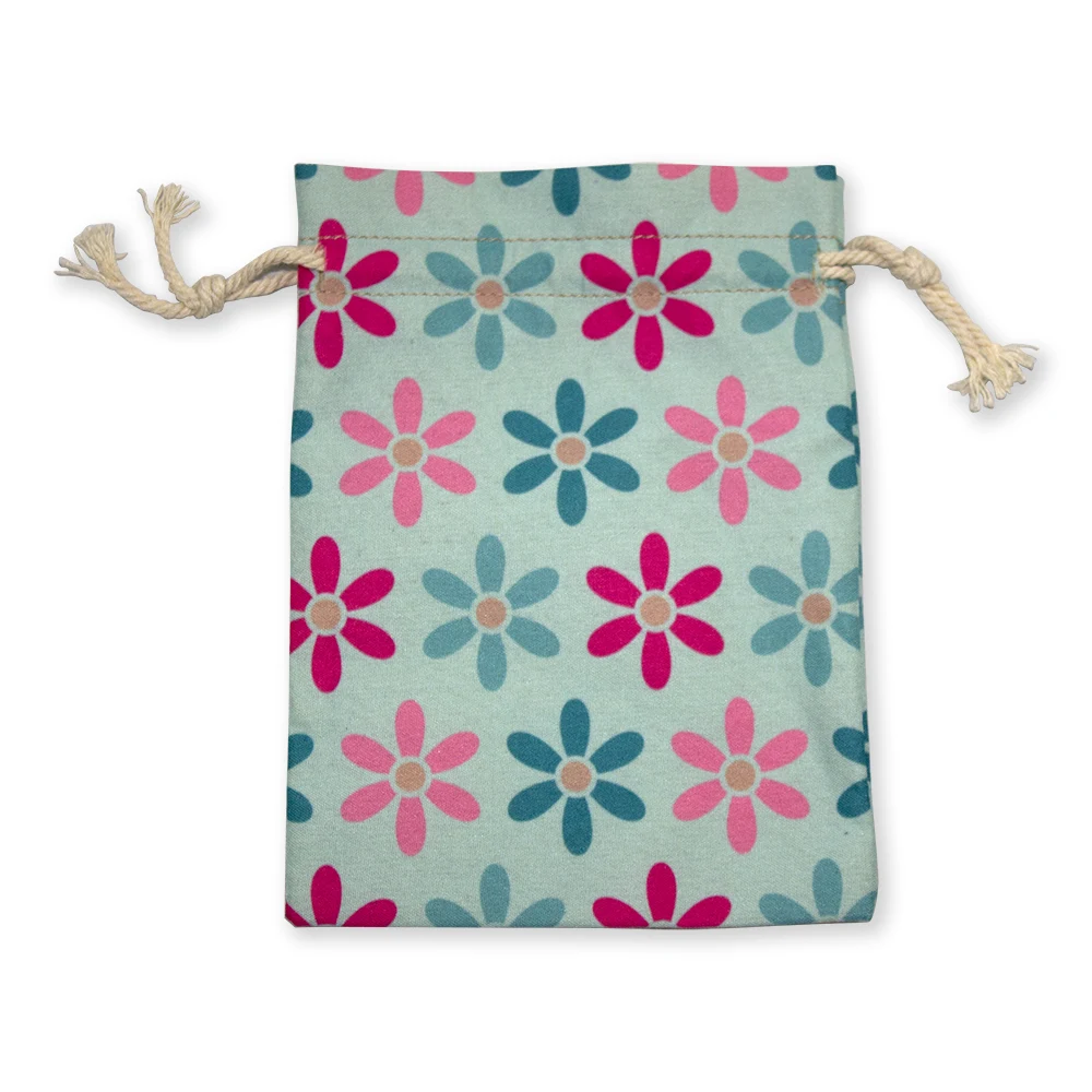 Drawstring Cotton Bag 4.72" x 6.49" 1