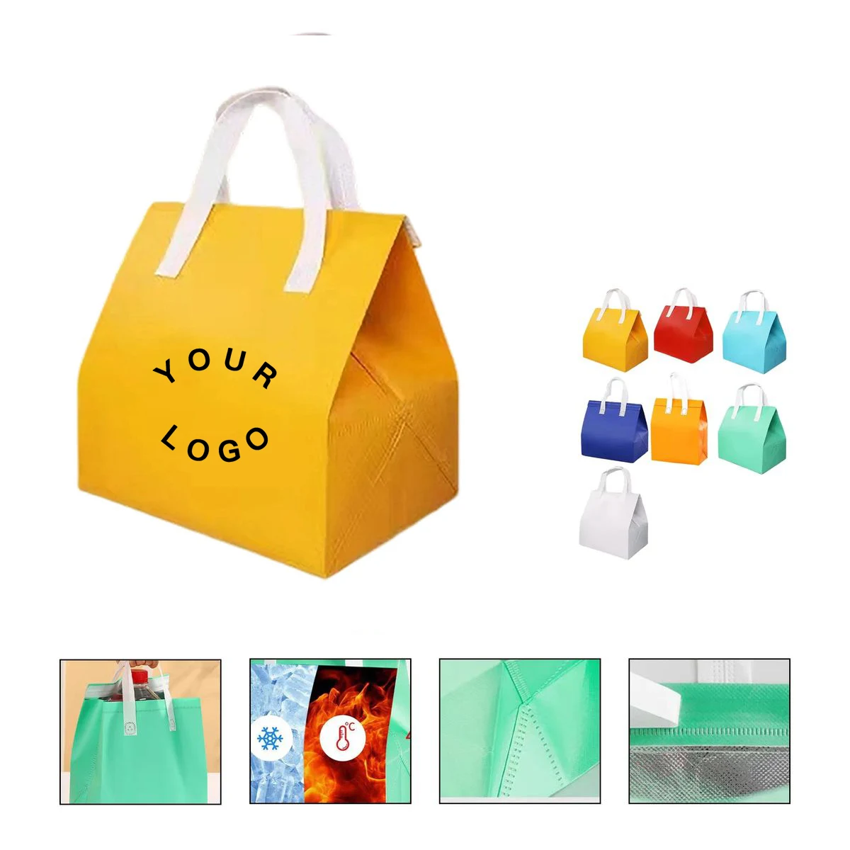 Durable Waterproof Cooler Tote Bag for Food and Drinks 1