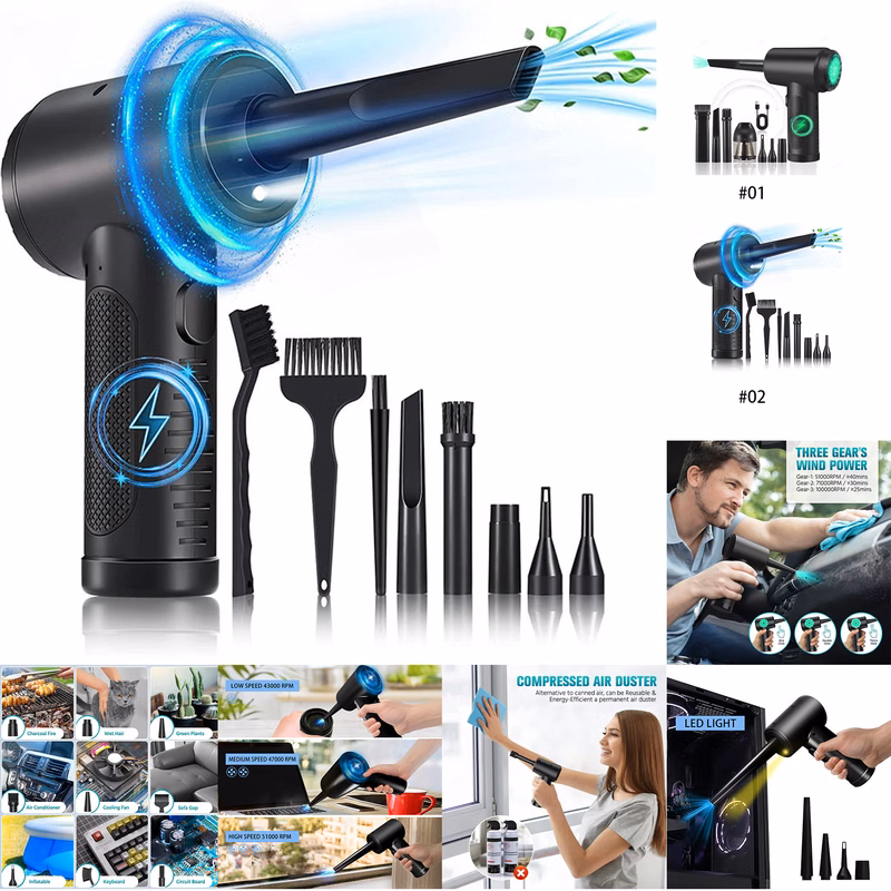 Powerful Compressed Air Duster for Deep Cleaning