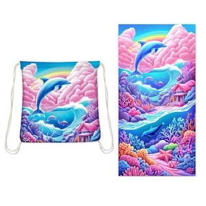 Oversized Quick Dry Fine Fibre Towel Backpack 1