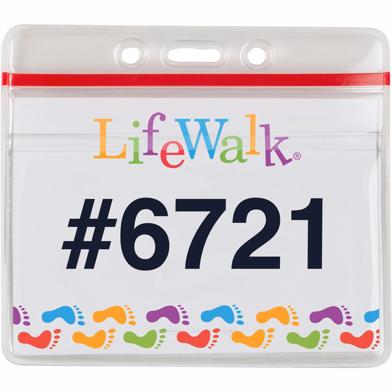 4" x 3-3/4" Vinyl Badge Pouch