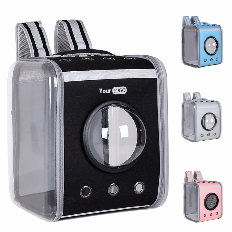 Pvc Breathable Backpack Pet Bag