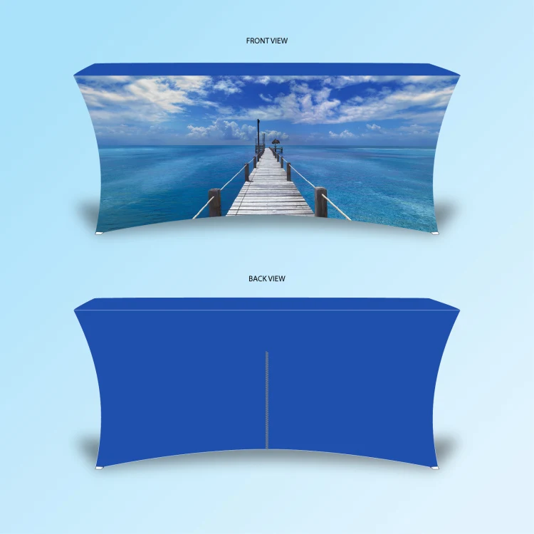 6ft Stretch Full Digital Table Cover 1