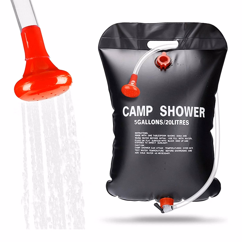5 Gallons Outdoor Solar Shower Bag