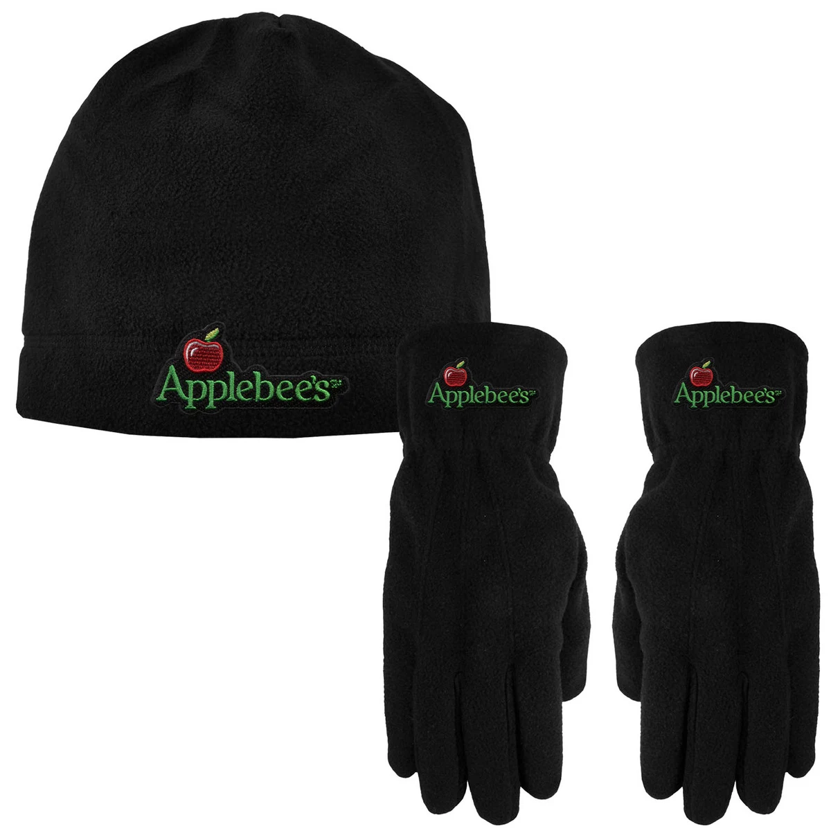 Fleece Beanie and Gloves Combo 1