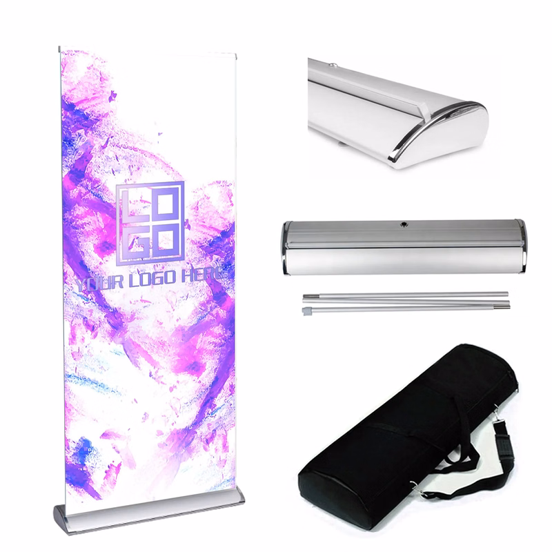 Retractable Roll Up Banner Stand Advertising Display MOQ1PCS