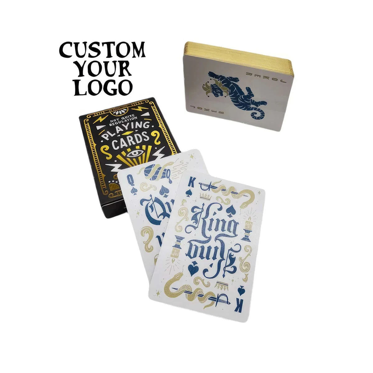 Custom Paper Poker Playing Cards Board Game For All Ages 1