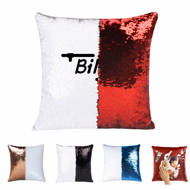 Magic Decorative Square Glitter Sequins Pillow Covers