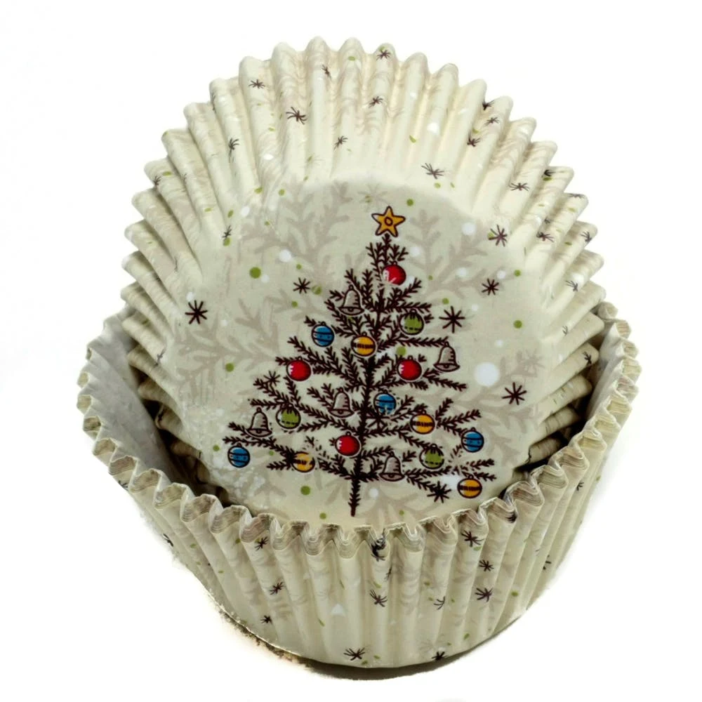 Baking Cups - Christmas Tree 50 Pack 1