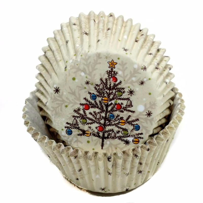 Baking Cups - Christmas Tree 50 Pack