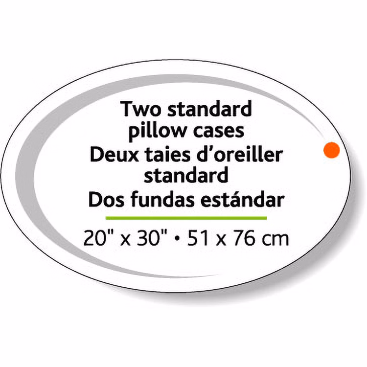 White Gloss Flexo Printed Stock Oval Roll Label (2"x3")