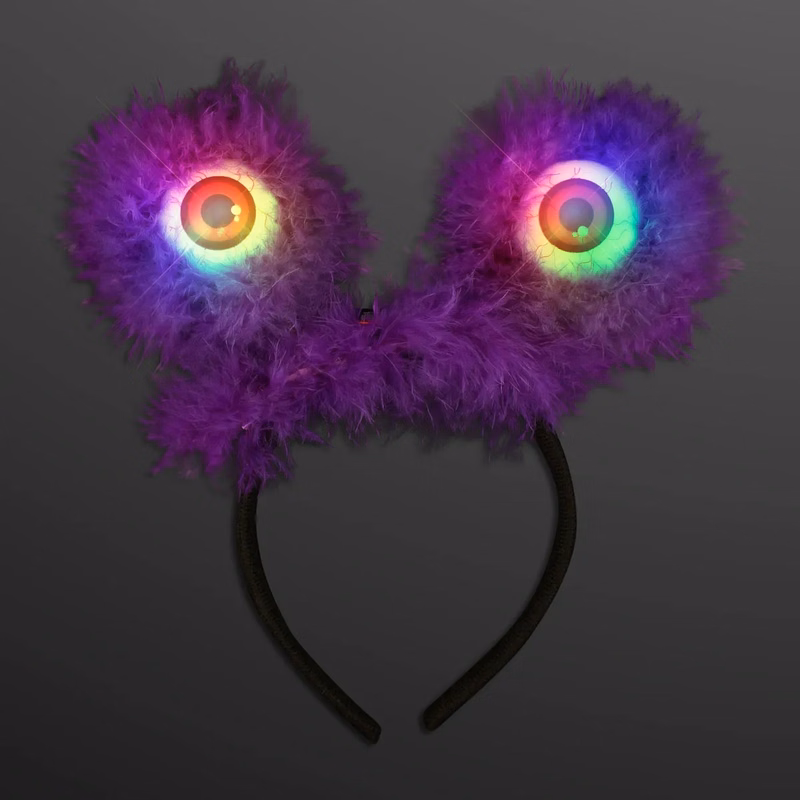 LED Wiggly Eyes Light Up Head Boppers