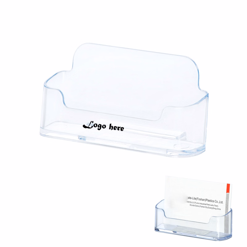 Acrylic Business Card Holder - Transparent & Modern