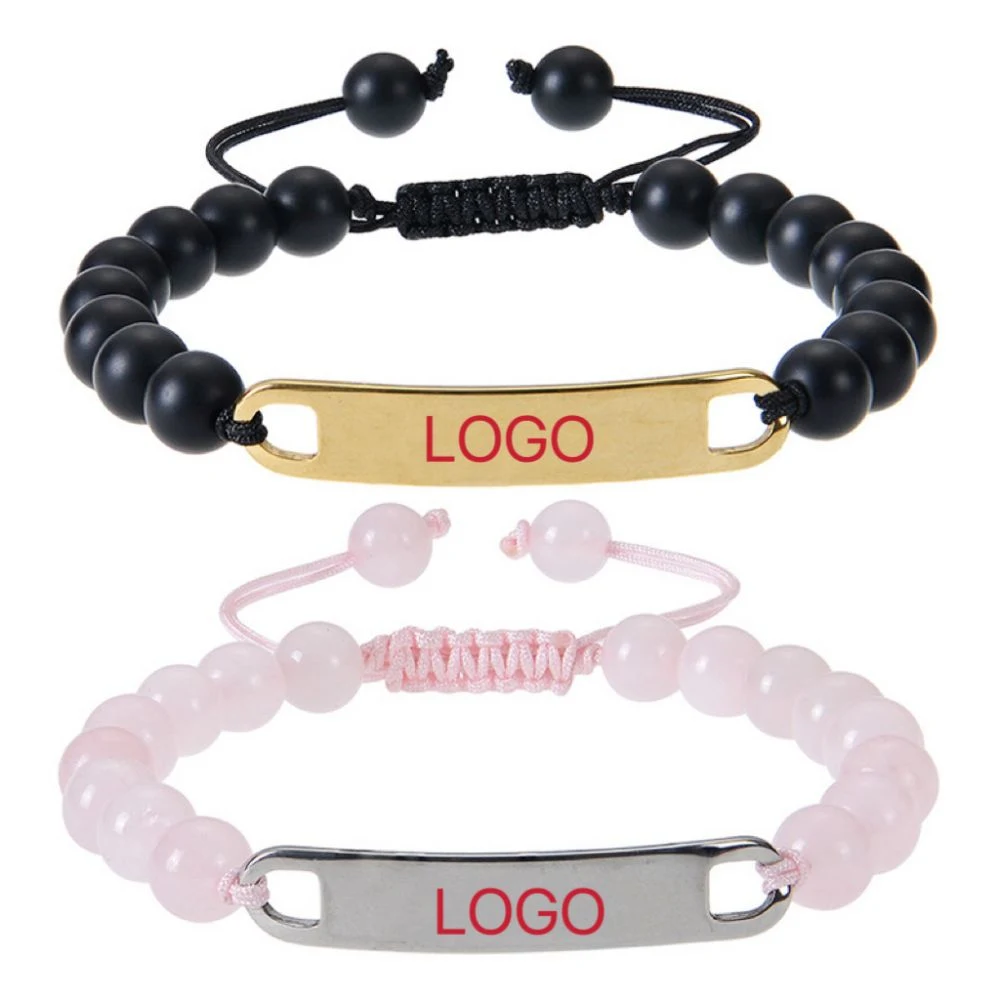 Custom Message Beaded Bracelet 1