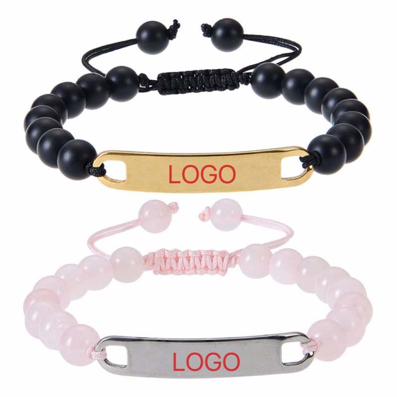 Custom Message Beaded Bracelet