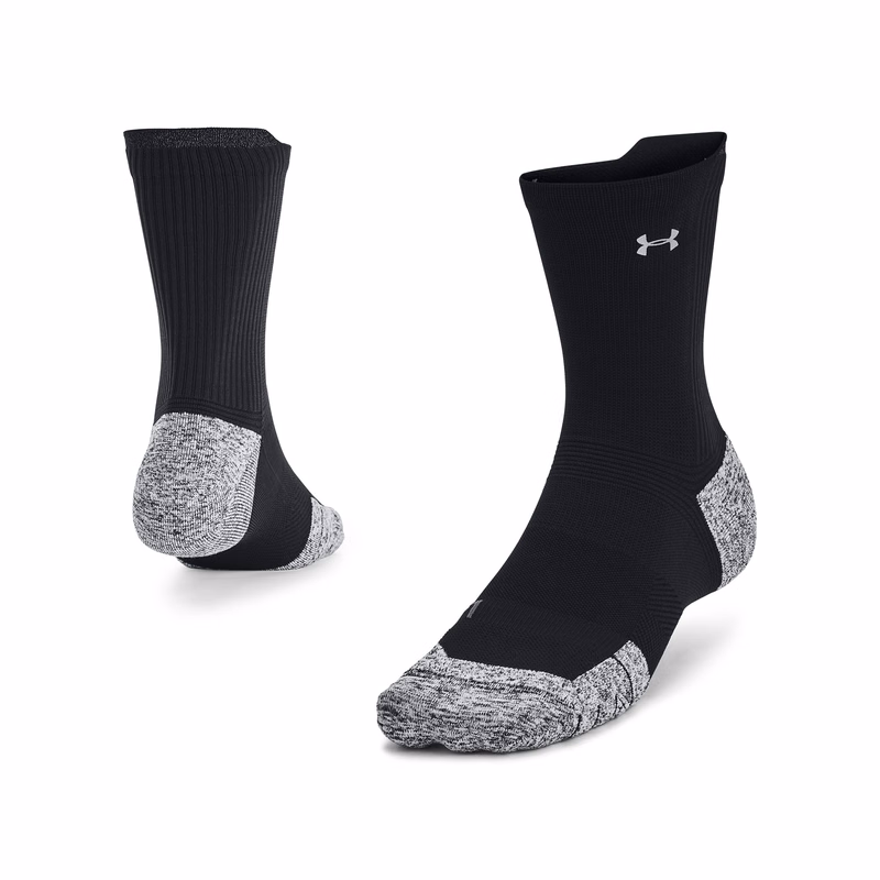 UA ArmourDry Run Cushion Unisex Mid-Crew Socks