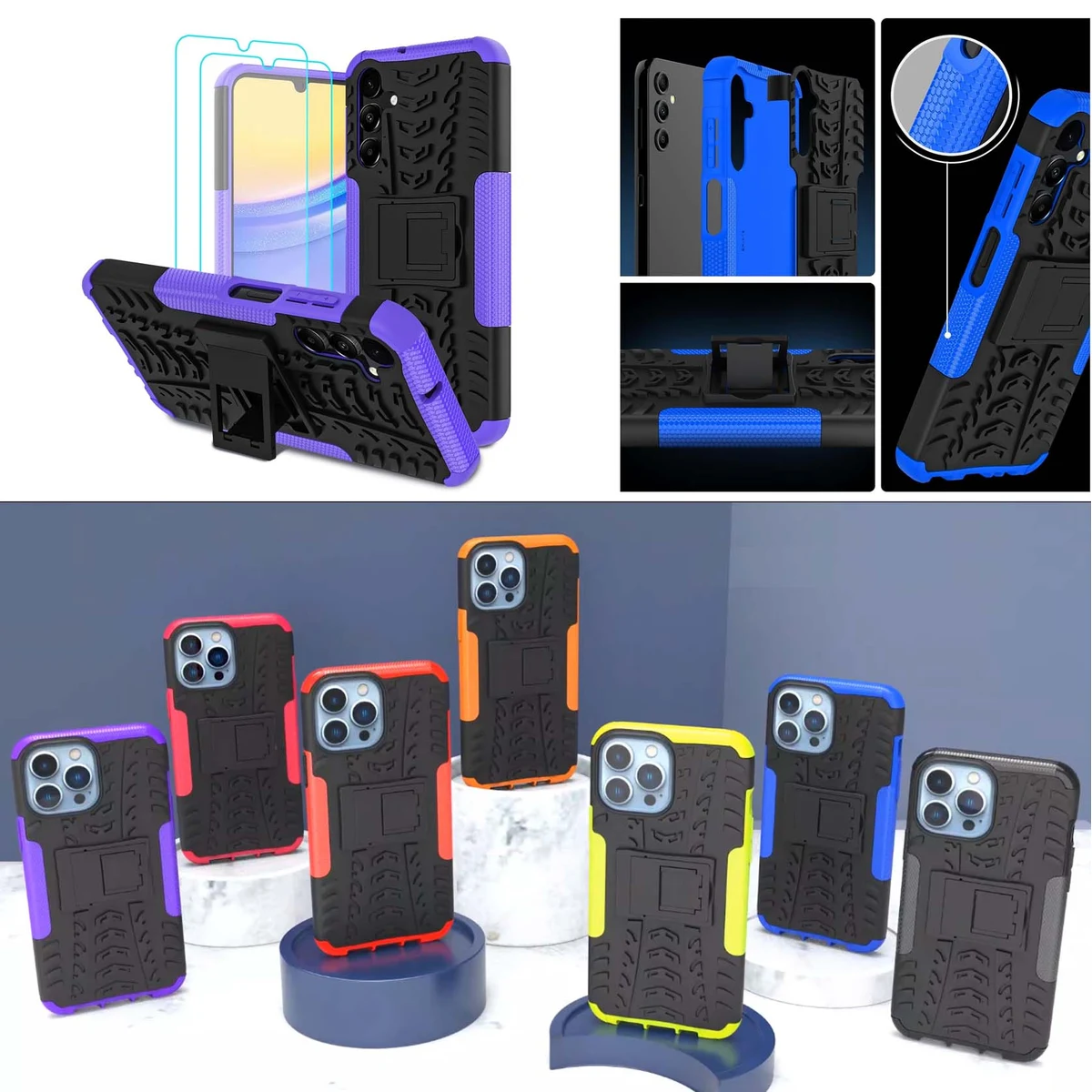 iBank ® Shockproof Case compatible with Galaxy A17/A16/S26/S25/S59 1