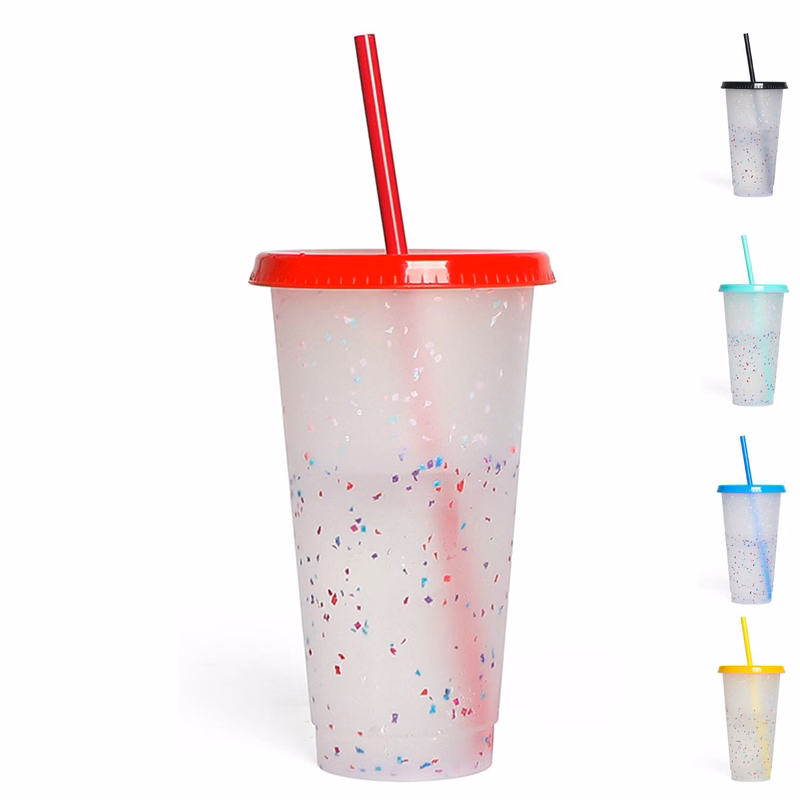 25oz PP Full Color Printing Tumbler Color-changing Cup