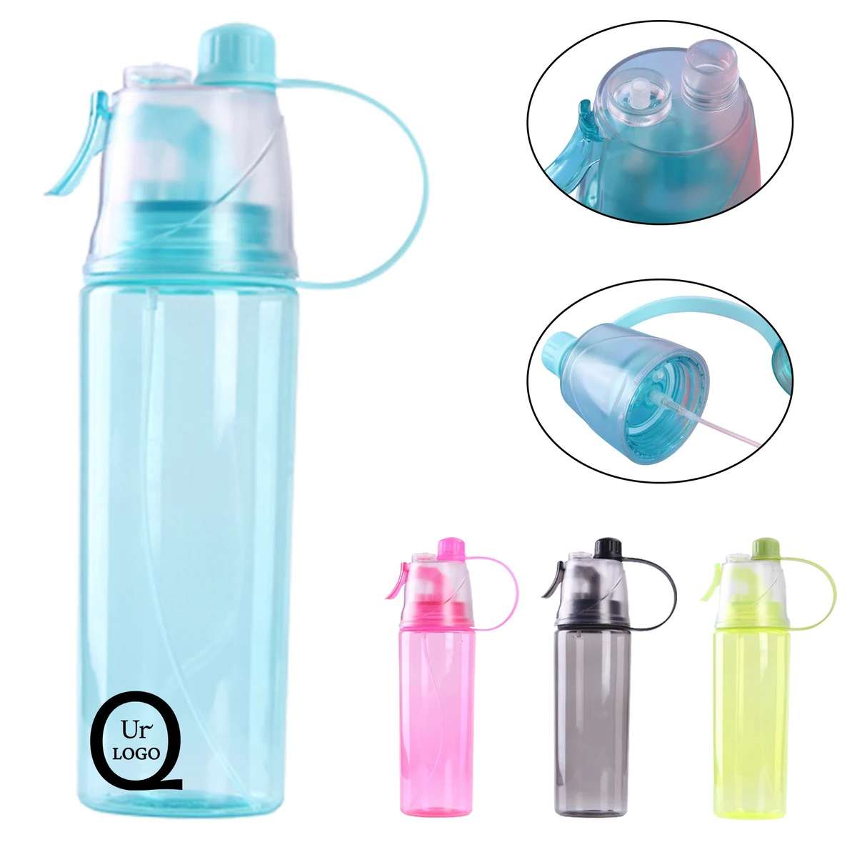 20Oz 2-In-1Drinking Spray Water Bottle 1