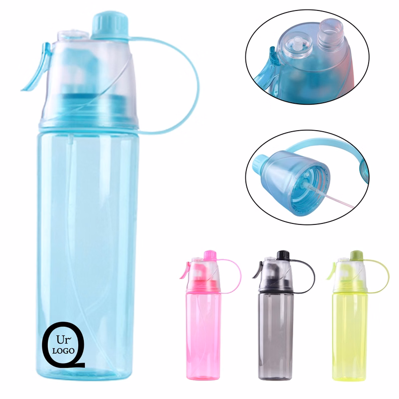 20Oz 2-In-1Drinking Spray Water Bottle