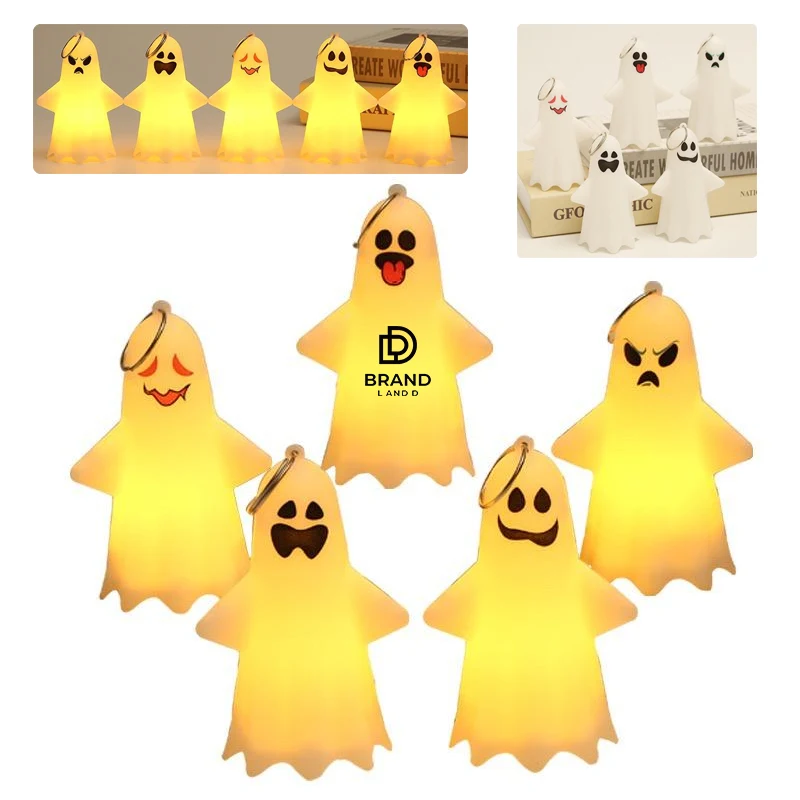 Glowing Ghost Lights Halloween Decorative 1