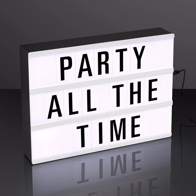 11.75" x 8.5" Cinema Light Box USB Marquee Sign