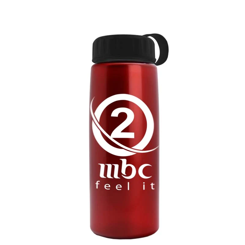 Metalike Flair - 26 oz. Tritan Metalike Bottle with Tethered 1