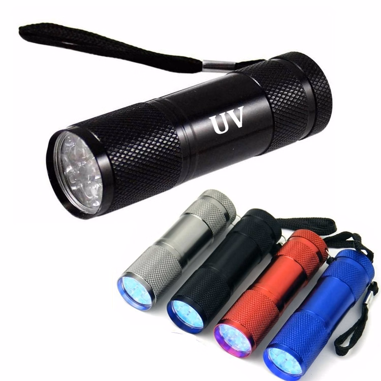 9 LED UV Flashlight