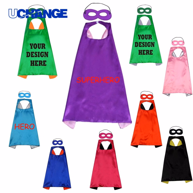 Child Hero Satin Cape Costume