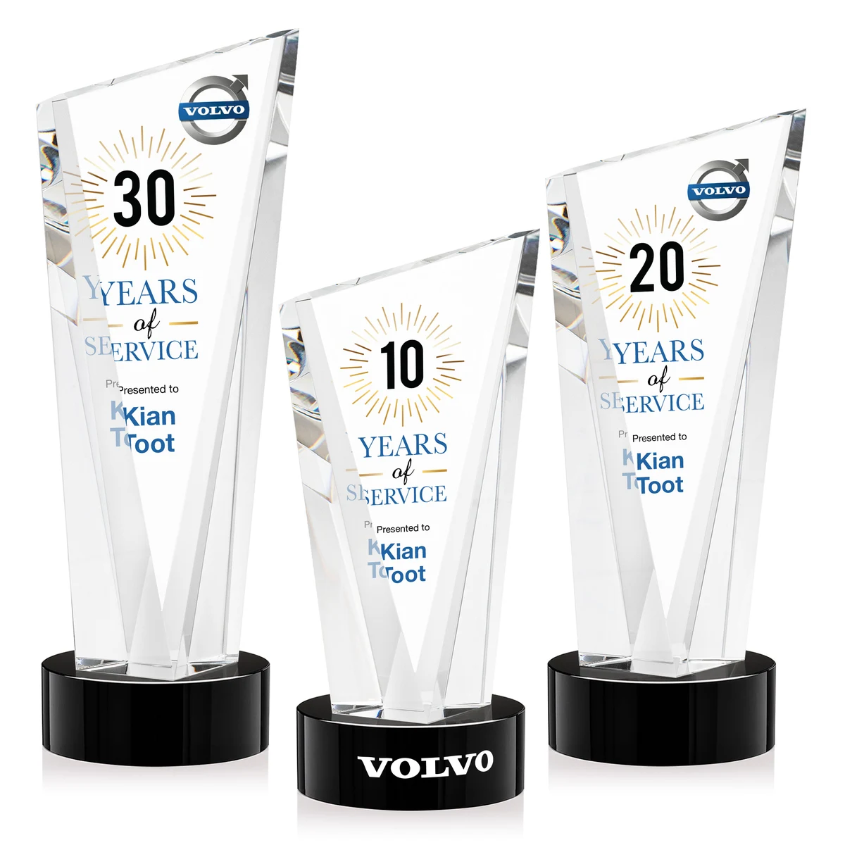 Plymouth VividPrint™ Award on Stanrich Base - Black 1