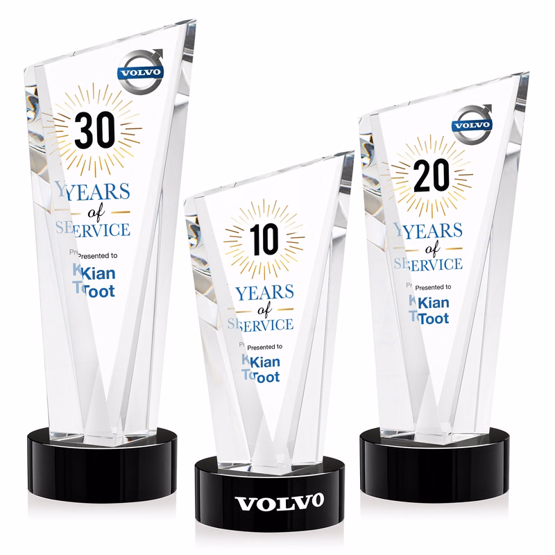 Plymouth VividPrint™ Award on Stanrich Base - Black