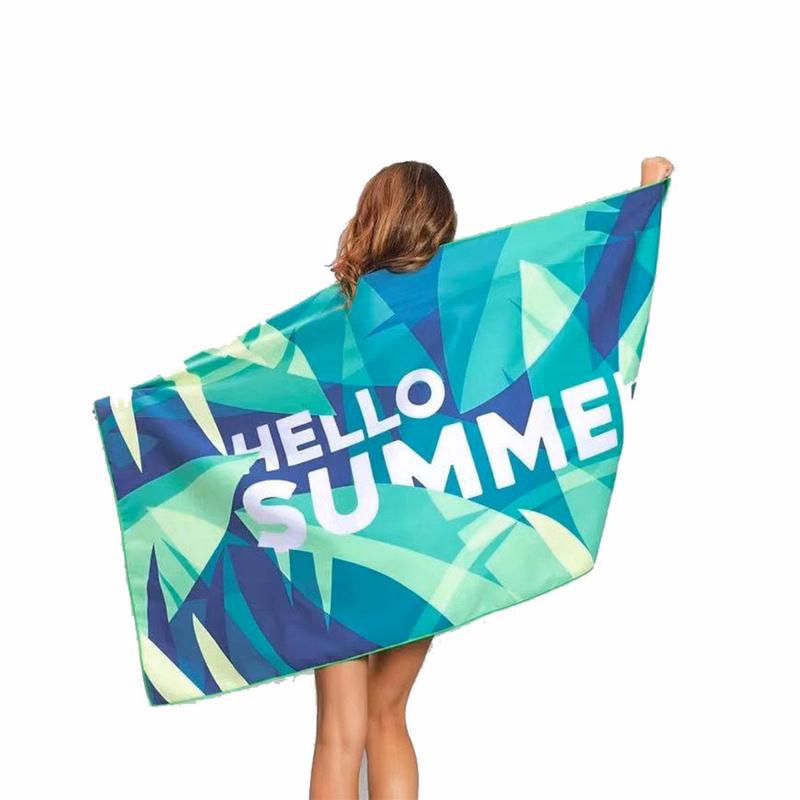 31" x 62" full-color beach towel