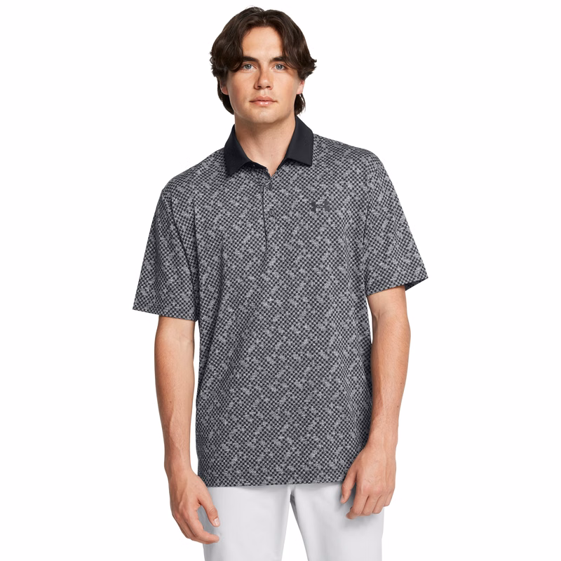 UA Playoff 3.0 Check Jacquard Men's Polo