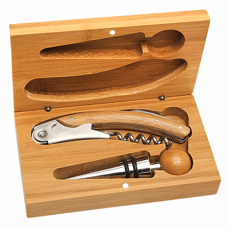 Bamboo Wine Tool Set - 2 Piece